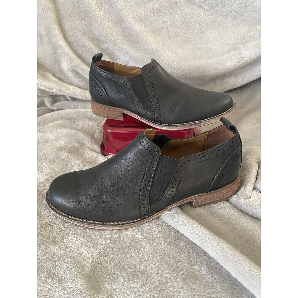 Josef Seibel Sienna 91 Slip On Booties, Black Leather, Women's EU 37 (US 6-6.5)
